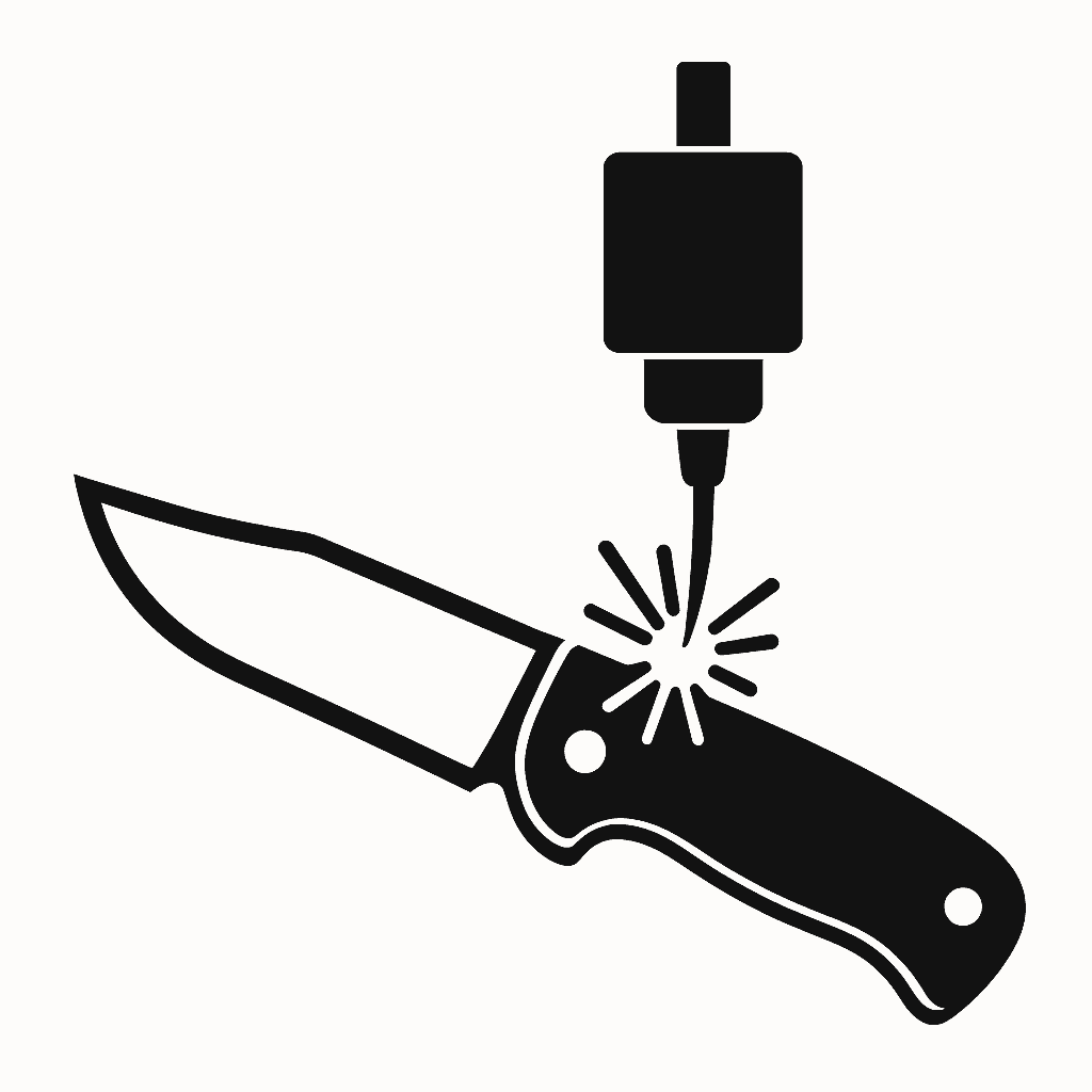 Custom Laser Engraving Service - SMALL KNIVES