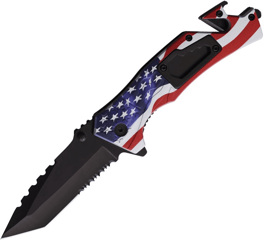 Rescue Linerlock A/O Flag