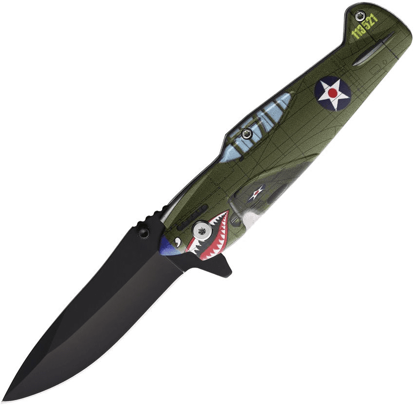 Elite Edge Fighter Plane Linerlock A/O