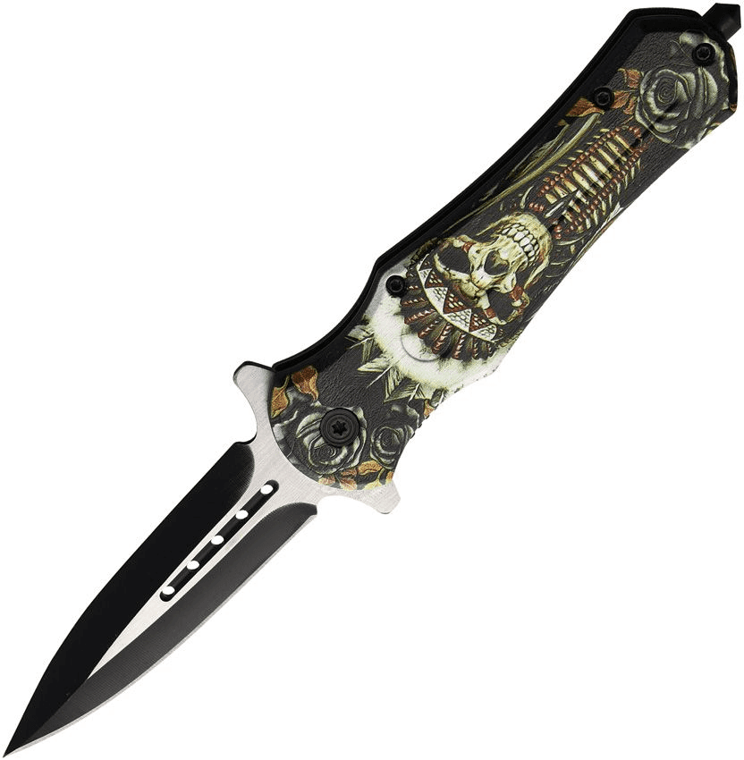 ELITE eDGE Linerlock A/O West Skull